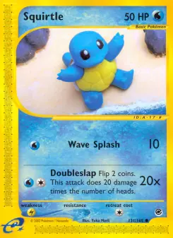 Pokémon-Karte Squirtle 131/165