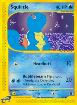 Pokémon-Karte Squirtle 132/165