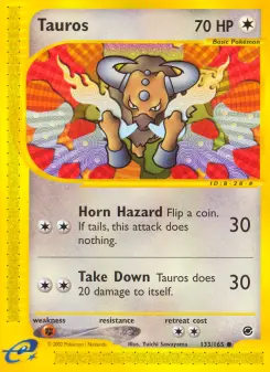 Pokémon-Karte Tauros 133/165