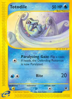 Pokémon-Karte Totodile 135/165
