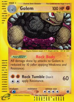 Pokémon-Karte Golem 014/165