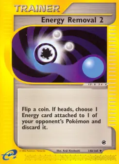 Pokémon-Karte Energy Removal 2 140/165
