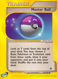 Pokémon-Karte Master Ball 143/165