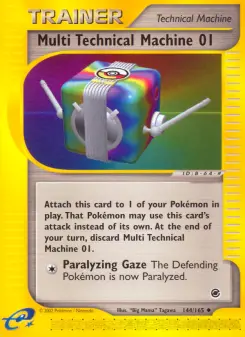 Pokémon-Karte Multi Technical Machine 01 144/165