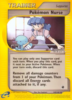 Pokémon-Karte Pokémon Nurse 145/165