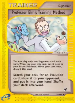 Pokémon-Karte Professor Elm's Training Method 148/165