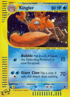 Pokémon-Karte Kingler 015/165