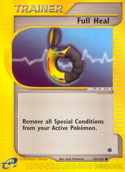 Pokémon-Karte Full Heal 154/165