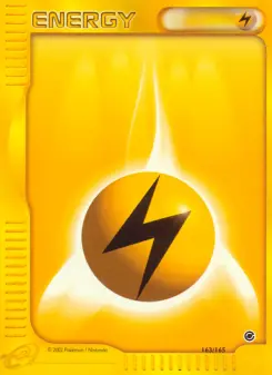 Pokémon-Karte Lightning Energy 163/165