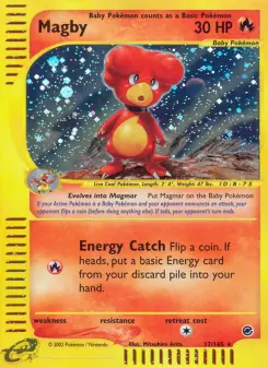 Pokémon-Karte Magby 017/165