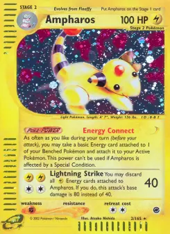 Pokémon-Karte Ampharos 002/165