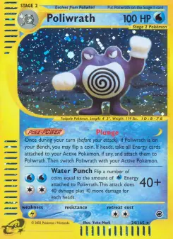 Pokémon-Karte Poliwrath 024/165
