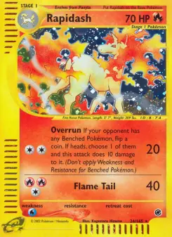 Pokémon-Karte Rapidash 026/165