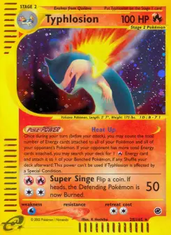 Pokémon-Karte Typhlosion 028/165