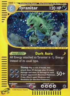 Pokémon-Karte Tyranitar 029/165