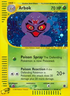 Pokémon-Karte Arbok 003/165