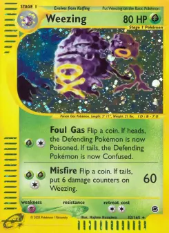 Pokémon-Karte Weezing 032/165