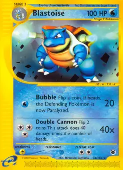 Pokémon-Karte Blastoise 036/165
