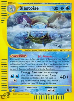 Pokémon-Karte Blastoise 004/165