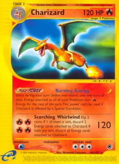 Pokémon-Karte Charizard 040/165