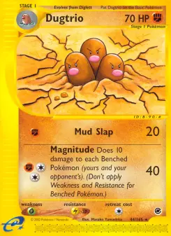 Pokémon-Karte Dugtrio 044/165