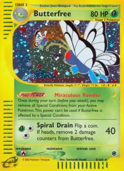 Pokémon-Karte Butterfree 005/165