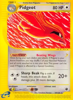 Pokémon-Karte Pidgeot 059/165