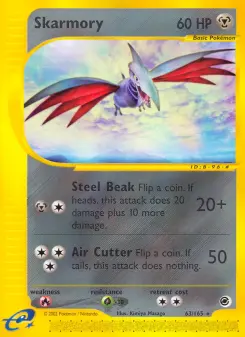Pokémon-Karte Skarmory 063/165