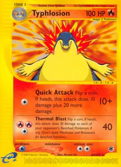 Pokémon-Karte Typhlosion 064/165