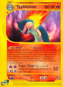 Pokémon-Karte Typhlosion 065/165
