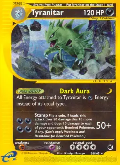 Pokémon-Karte Tyranitar 066/165