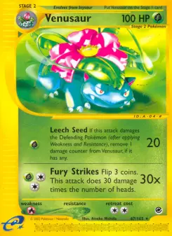 Pokémon-Karte Venusaur 067/165