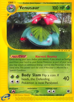 Pokémon-Karte Venusaur 068/165