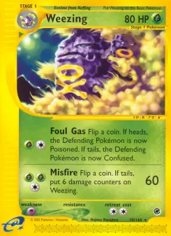Pokémon-Karte Weezing 070/165