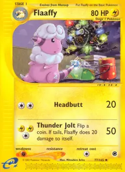 Pokémon-Karte Flaaffy 077/165