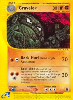 Pokémon-Karte Graveler 079/165