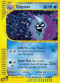 Pokémon-Karte Cloyster 008/165