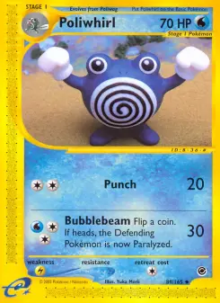 Pokémon-Karte Poliwhirl 089/165