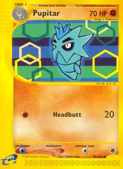 Pokémon-Karte Pupitar 090/165