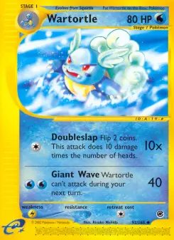 Pokémon-Karte Wartortle 092/165