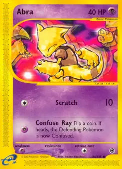 Pokémon-Karte Abra 093/165