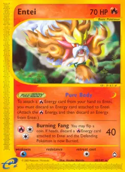 Pokémon-Karte Entei 010/147