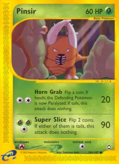 Pokémon-Karte Pinsir 101/147