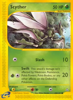 Pokémon-Karte Scyther 106/147