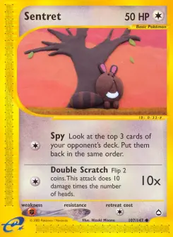 Pokémon-Karte Sentret 107/147