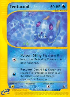Pokémon-Karte Tentacool 113/147