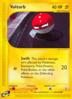 Pokémon-Karte Voltorb 115/147