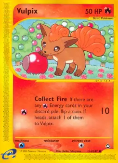 Pokémon-Karte Vulpix 116/147