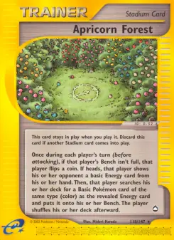 Pokémon-Karte Apricorn Forest 118/147