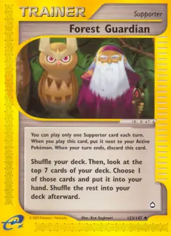 Pokémon-Karte Forest Guardian 123/147